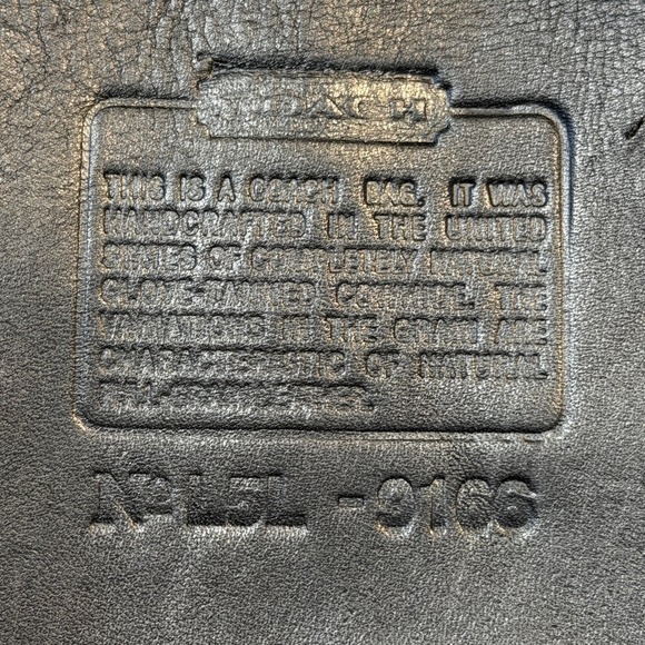 VTG Coach Black Leather Bucket Bag Legacy Sling Drawstring Shoulder Bag 9166 Y2K - Picture 6 of 10